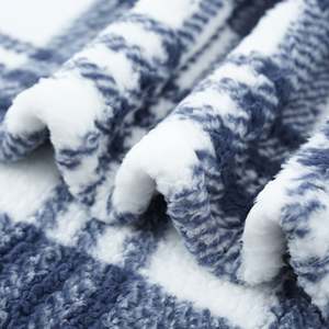 Ultra Soft Reversible Blanket, Plaid <b>Throw</b> Blanket Fluffy Thick Warm Plush Fuzzy Blanket for Couch, <b>Bed</b> and Gifts - Product Image 6