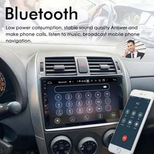 Radio para Auto con Navegación GPS, Android 13, Control por Voz con IA, 8+128GB, para Toyota Corolla 10 E140 E150 2006-2013, CarPlay Inalámbrico, Multimedia y Video - Product Image 2