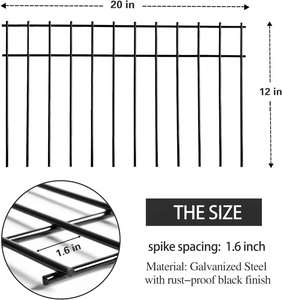 Vườn ngoài trời, hàng rào sắt nhỏ, cành cây trang trí biệt thự vườn vườn thú cưng hàng rào - Product Image 3