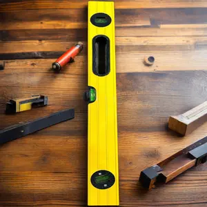 High Quality ODM Support Aluminum Spirit Level Tool Measurement With Magnet And Plastic Level Ruler
