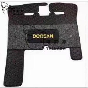 TALUADA <span class=keywords><strong>Doosan</strong></span> Tapis de cabine en caoutchouc pour excavatrice Tapis de cabine Dx150 Dx215-9c Dx260 DX300 Dx380 Joint de tapis de sol en cuir pour pied - Product Image 1