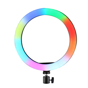 <span class=keywords><strong>2021</strong></span> vente chaude 26cm 10 "anneau lumineux 20w réglable arc-en-ciel anneau lumineux Selfie rvb anneau lumineux pour le maquillage - Product Image 2
