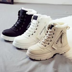 large-size cotton shoes 2025 <b>winter</b> new style fleece snow <b>boots</b> for women versatile thick-soled large cotton women's shoes - Product Image 2