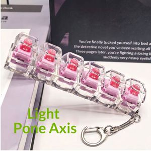 Supplier Macaron-Colored Mechanical <b>Keyboard</b> Keycaps Style Keychain Relaxing Hobby Project From Work Study for Adults & Teens - Product Image 4
