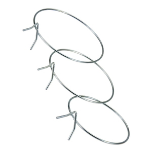 Portavaso da parete zincato, 18 cm - Product Image 1