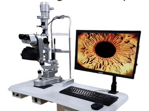 नेत्र अस्पताल के लिए नेत्र उपकरण 5 चरण आवर्धन एलईडी स्लिट लैंप डिजिटल स्लिट लैंप कैमरा - Product Image 2