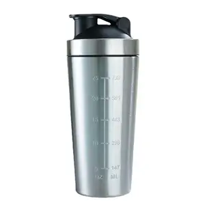 ฉนวนสแตนเลส Shaker Aquaflask ขวดน้ําบอล 700ml 20Ooz ขวดคอนเทนเนอร์ปากกว้าง BPA ฟรีโลโก้ที่กําหนดเอง