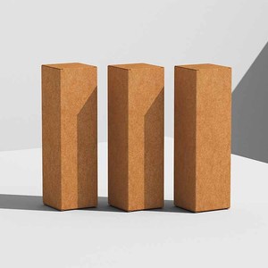 Petite boîte-cadeau brune doublée d'éponge imperméable <span class=keywords><strong>de</strong></span> délicatesse avec l'emballage ondulé <span class=keywords><strong>de</strong></span> logo fait sur commande pour l'affichage - Product Image 2
