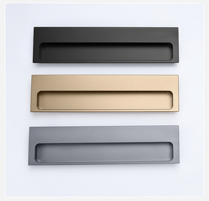 Gagang Furnitur Minimalis Modern Tersembunyi dari Aluminium Alloy untuk Lemari, Laci, dan Pakaian - Product Image 1