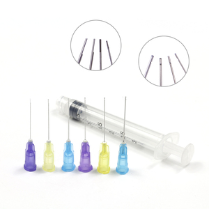 Agujas de irrigación <span class=keywords><strong>periodontal</strong></span> manuales de plástico estériles con diseño de muescas y puerto lateral - Product Image 1