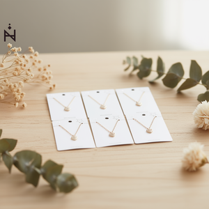 Collana con Ciondolo a Cuore Angelina in Lega di Rame Placcata Oro, Gioielli Moda Donna per Uso Quotidiano, Idea Regalo - Product Image 3