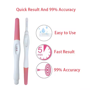 도매 조기 HCG 신속 검사 키트 대량 배란 및 임신 검사 소변 스트립 중류 키트 - Product Image 3