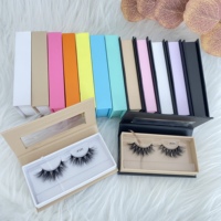Emballage de Cils Personnalisé en Boîte en Carton, Étuis pour Cils Bandes Complètes, Vente en Gros, Boîte en Papier pour Cils avec Logo Personnalisé