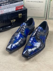 Zapatos de Vestir de Piel de Cocodrilo 100% Auténtica para Hombre, Hechos a Mano, Zapatos de Boda de Lujo, Zapatos de Vestir de Piel de Caimán para Hombre - Product Image 6