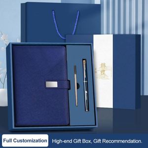 Caja de Regalo con Bolígrafo, Cuaderno de Oficina de Cuero PU A5, Agenda de Tapa Dura, Planificador Diario - Product Image 3