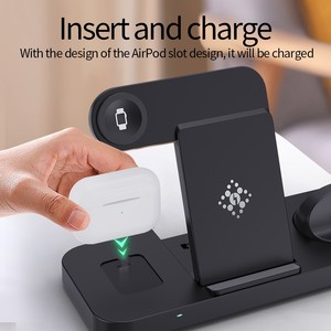 Producto de Moda, Cargador Plegable Multiángulo Multifuncional para iPhone 17, para Reloj, para Airpods, Cargador Inalámbrico 4 en 1 de 15 W - Product Image 6