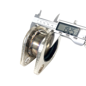 Adaptateur en acier à bride <span class=keywords><strong>2</strong></span>,5 pouces à <span class=keywords><strong>2</strong></span> boulons, connecteur métallique robuste pour les connexions de systèmes automobiles - Product Image 3