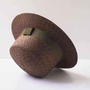 Chapeau Canotier <span class=keywords><strong>Chic</strong></span> Marron en Paille de Blé Naturelle Anti-UV pour Hommes et Femmes – Tendance pour Usage Quotidien et Voyages en Extérieur - Product Image 5
