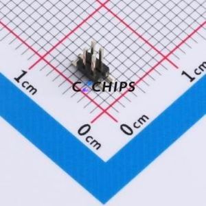 HX PZ1.27-2x2P TP Pin Header SMD,P=1.27mm Connector ( Pin Structure: 2x2P )( Pitch: 1.27mm )( Row Spacing: 1.27mm ) - Product Image 1