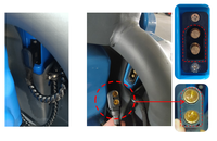 Transpalette électrique HELI New Blue Elf 1500/2000 kg avec roues en PU et batterie au lithium pour la logistique d'entrepôt