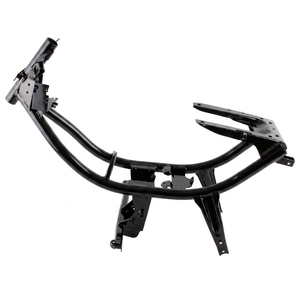 YHMOTO Marco Negro para Simson Schwalbe KR51/2 E L N 1980-1986, Piezas de Repuesto para Restauración de Ciclomotores con Recubrimiento de Polvo Negro - Product Image 2