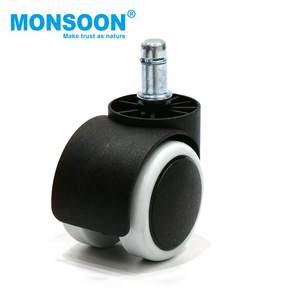 कस्टम कार्यालय फर्नीचर चेयर कैस्टर पहियों के लिए सीपीयू पारदर्शी 3 इंच धातु रोलर ब्लेड चेयर कैस्टर व्हील - Product Image 1