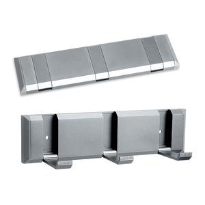 Zuo Gang Wall Mounted Stainless Steel Clothes <b>Hook</b> Self Adhesive Coat Rack Minimalist Design Rectangle Shape Folding <b>Hook</b> - Product Image 2