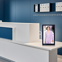 13.3 pouces tout-en-un 12h alimenté par batterie LCD publicité intérieure écrans numériques pour Android Wifi affichage de table au détail