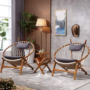 Silla <span class=keywords><strong>de</strong></span> Ocio <span class=keywords><strong>de</strong></span> Lujo <span class=keywords><strong>de</strong></span> Madera con Tela <span class=keywords><strong>de</strong></span> Peluche y Ruedas, Ideal para Balcón o Cafetería, en Oferta - Product Image 4