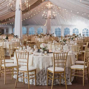 Hot Sale Popular Outdoor Hotel Stacking Banquet Plastic <strong>Wedding</strong> Chiavari Chair - Product Image 1