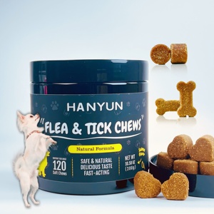 Pastillas Masticables Personalizadas de Primera Calidad para la Defensa Contra <span class=keywords><strong>Pulgas</strong></span> y Garrapatas en Perros - Sabor Natural Sin Granos - Product Image 1