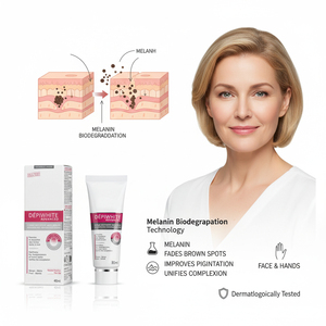 Crème éclaircissante pour le visage, vitamine B5, acide kojique, AHA, pour corriger les taches brunes, anti-rides, unifier le teint, professionnelle - Product Image 4