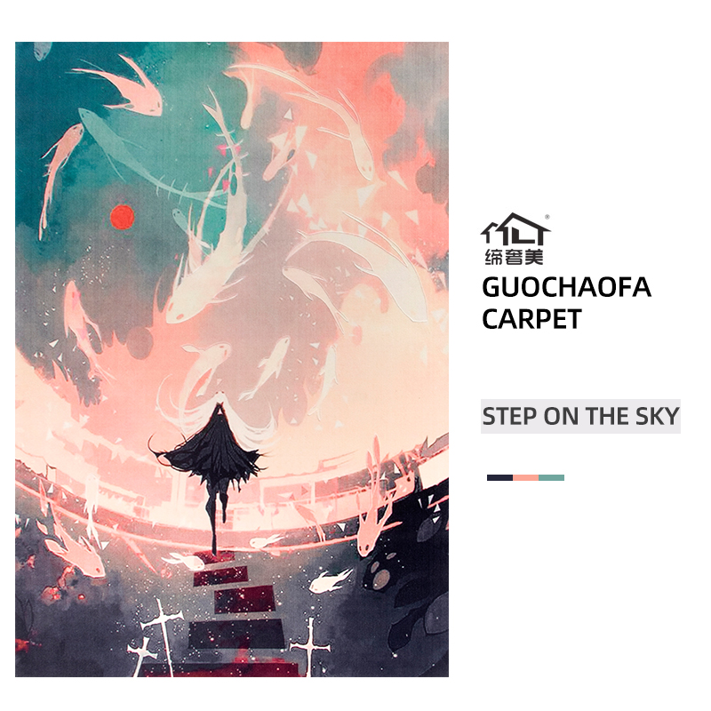 Pink-Step sur le ciel