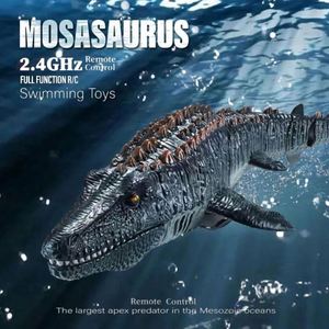 Modèle de dinosaure Mosasaurus prédateur RC électrique, étanche 2.4G, flottant, pulvérisant, pour la plongée et la simulation aquatique, avec fonction de balancement - En promotion - Product Image 3