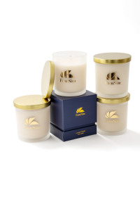 AIKUN <b>Large</b> Size Soy Wax Candle Scented Candle Aromatherapy Candle Glass <b>Jar</b> Single Wick for Home Gift OEM - Product Image 2