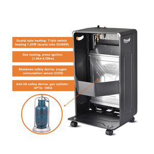Chauffage au gaz céramique résidentiel portable au propane infrarouge pour salon et distributeur d'énergie pour espaces intérieurs - Product Image 6