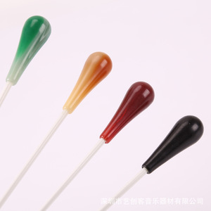 Professional Conducting Baton With Colorful Handle For Stage Performance <b>Musical</b> <b>Instrument</b> Accessory Plastics Material - Product Image 2