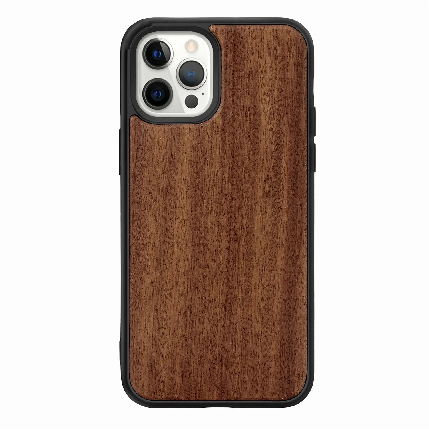 Funda trasera de madera auténtica para móvil, carcasa dura de bambú auténtico para iphone 13 Mini 12 SE 2022 XR X S Max 8 7 6 Plus