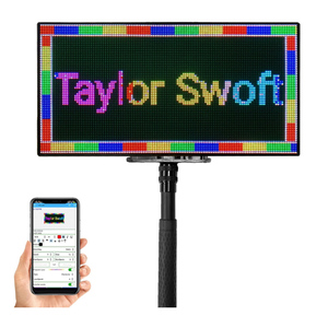 Panneau d'affichage numérique LED programmable P2.5, écran portable WiFi pour la publicité, les stands de vendeurs, les cafés - Product Image 1
