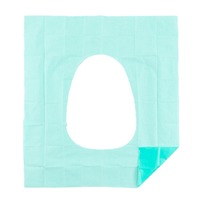Lot de 10 housses de siège de toilette jetables imperméables en papier, 40x60 CM, 1 couche, pour hôtels