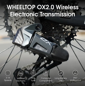 Беспроводная электрическая система переключения передач Wheeltop EDS <span class=keywords><strong>MTB</strong></span> Groupset Max52t, длина 93 мм, OX2.0, для велосипедов с 7-14 скоростями. - Product Image 4