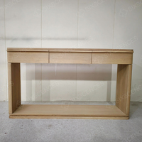 Console en bois massif Table de bar en bois moderne Meubles de chambre à coucher Tiroir Console Meubles de salon