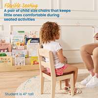 Chaise empilable en bois courbé pour enfants, mobilier d'étude, équipement de garderie de qualité commerciale, mobilier de maternelle, mobilier de salle de classe préscolaire