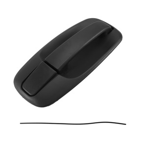 Poignée de porte arrière Renault Trafic noire gauche et droite compatible 8200283010 91168527 ensemble en plastique - Product Image 1