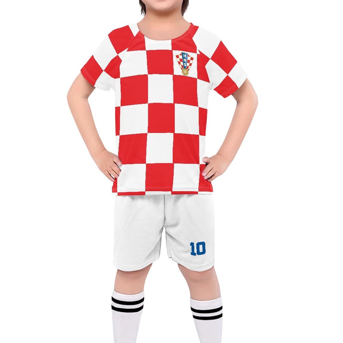 Red White Custom Football Jersey Croatia Country Team Design Print