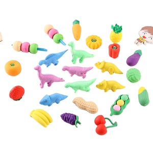 Fruit Animal Shaped 3D <b>Eraser</b> Promotional Stationery Gift Cartoon Pencil <b>Eraser</b> Fancy Cute Kids Erase Rubber 2022 - Product Image 1