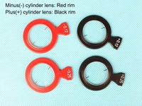 Ensemble de lentilles d'essai optique TLS-266 lentilles instrumentales ophtalmiques 266 pièces Kit de cadre d'essai optique ensemble anneau en plastique