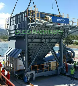 Bulk Cargo Coal Port Static Eco Hopper Port dustproof truck loading hopper for bulk cargo