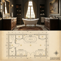 Conception personnalisée ISO pour toute la maison, luxe moderne pour résidence de luxe, design graphique pour salon, personnalisation OEM ODM