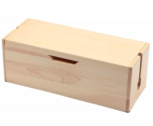 Plateau de gestion des câbles en bois sous le bureau (cacher les câbles) - Product Image 2